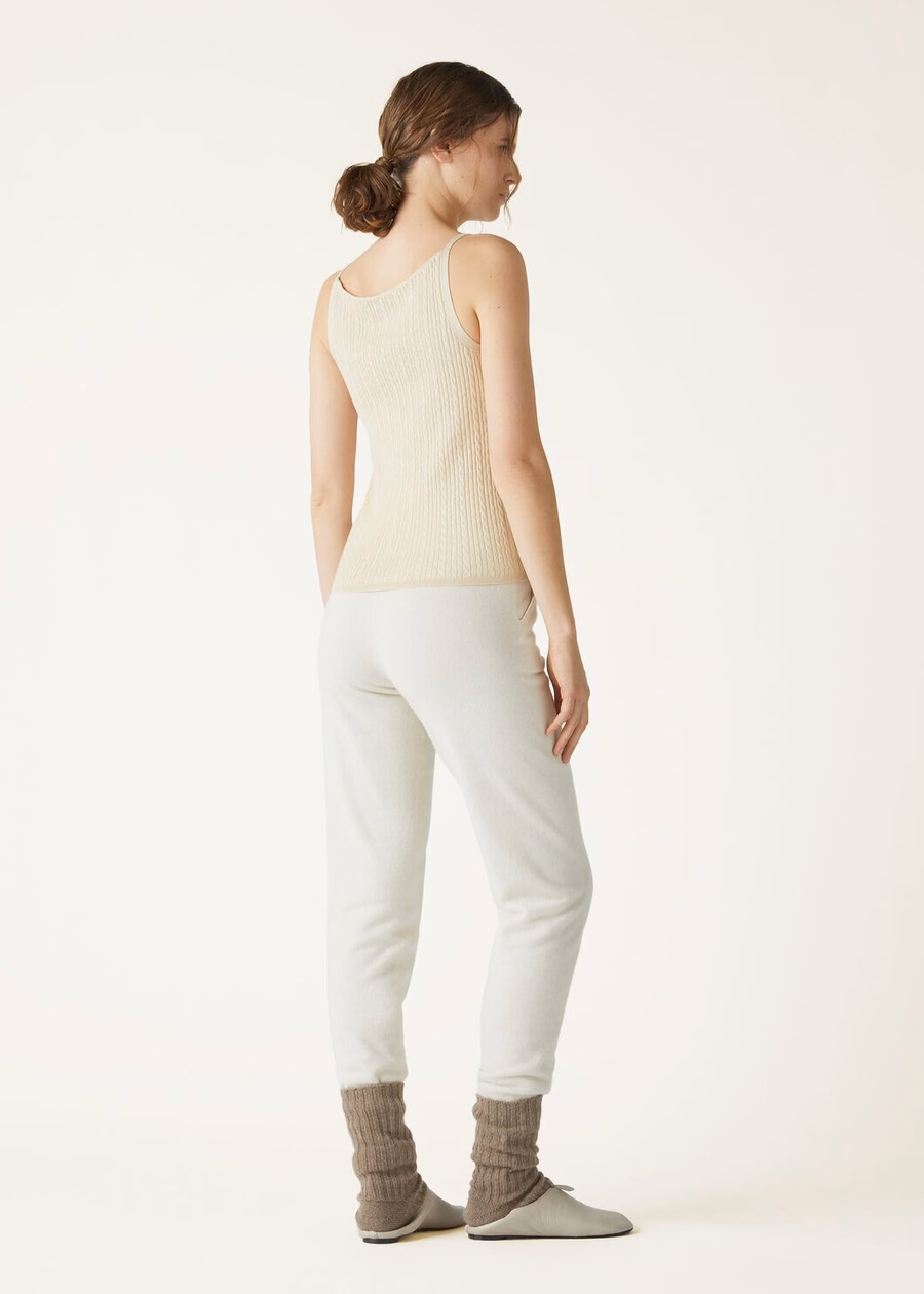 Rimella Top Silk Cashmere Cashew Cream