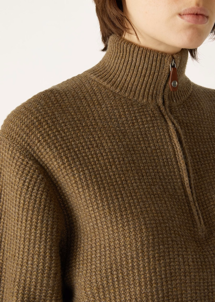 Fobello Baby Cashmere Tundra Melange Trui