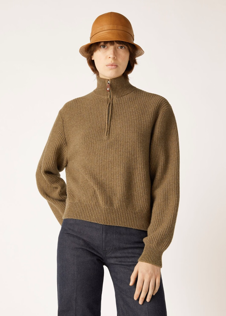 Fobello Baby Cashmere Tundra Melange Trui
