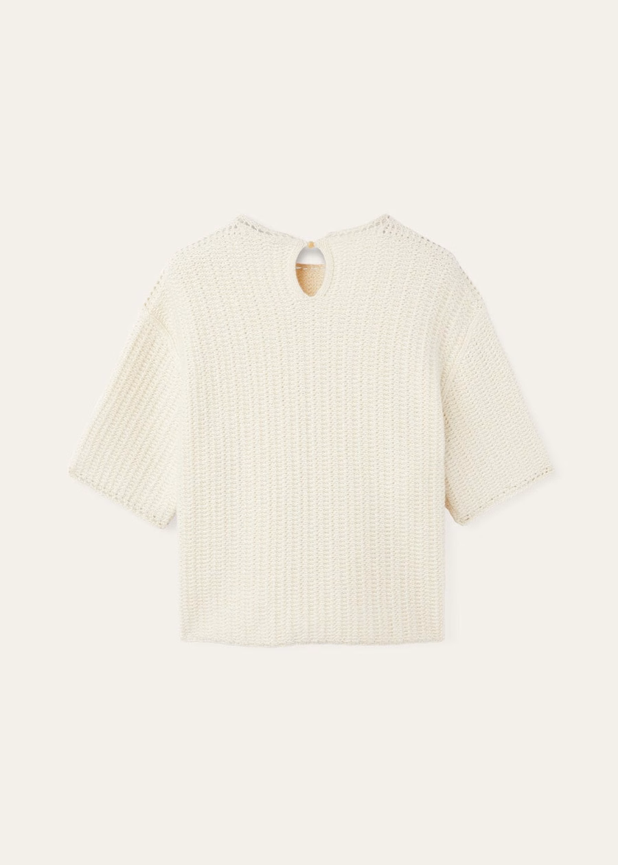 Fervento Crewneck Mohair Kasjmier Nougat