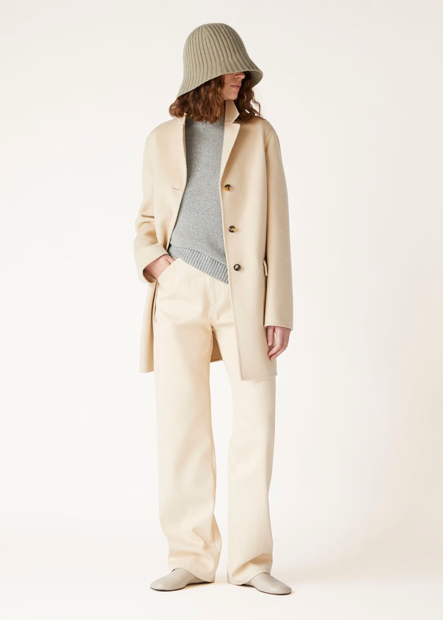Cellio Crewneck Baby Cashmere White Snow/Stardust Blue Melange