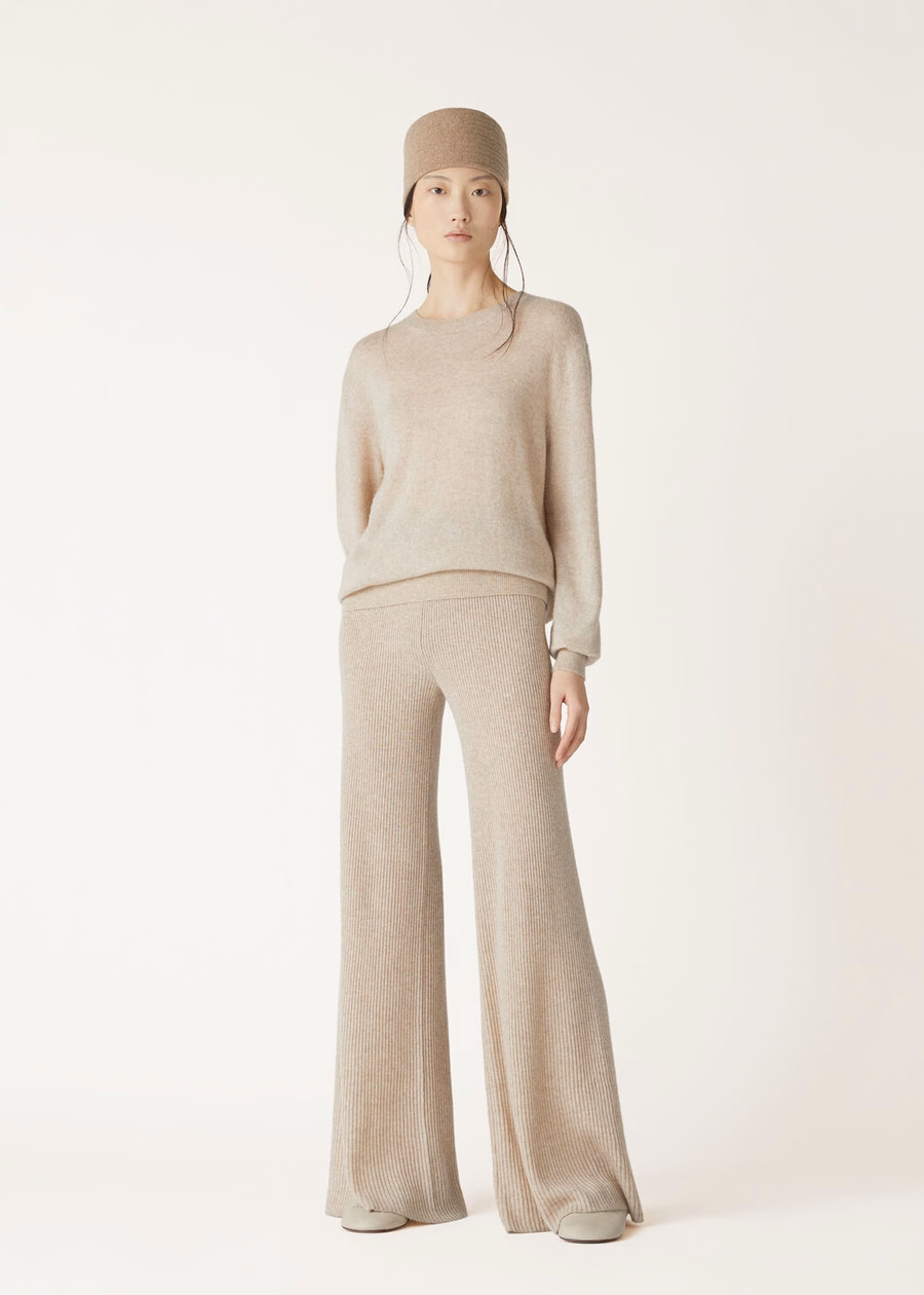 Zijde Kasjmier Zaden Camino Crewneck