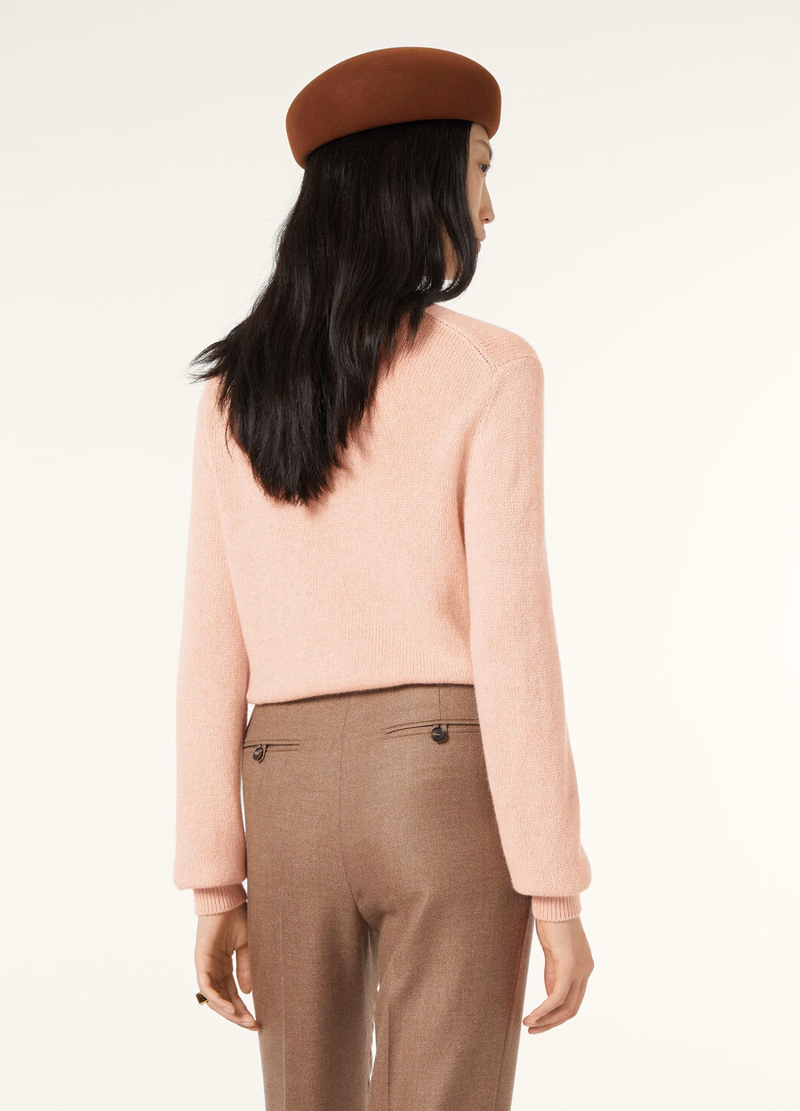 Fobello Crewneck Baby Cashmere Smoke Bush Melange