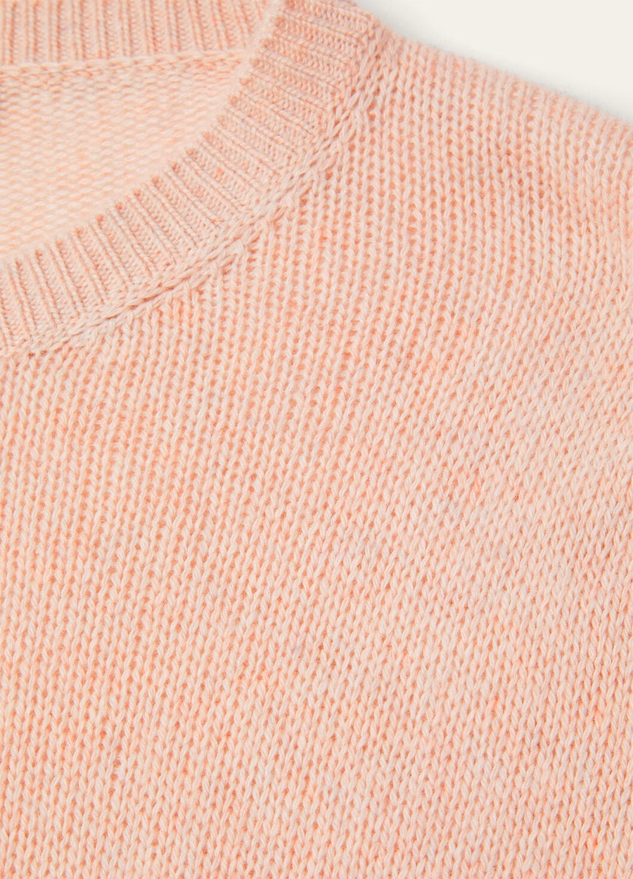 Fobello Crewneck Baby Cashmere Smoke Bush Melange