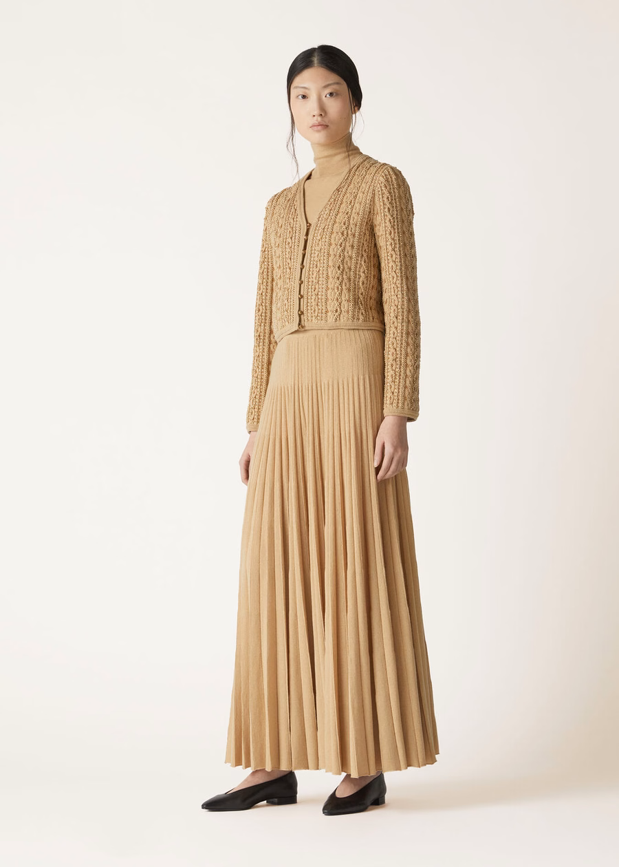 Fireflies Top Cashmere Clear Gold