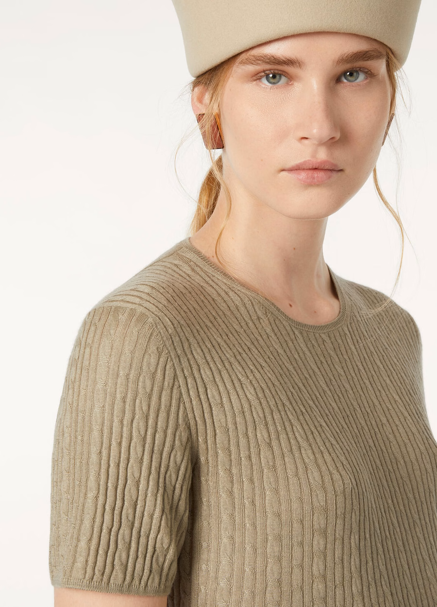 Rimella Crewneck Zijde Kasjmier Gedroogde Dragon