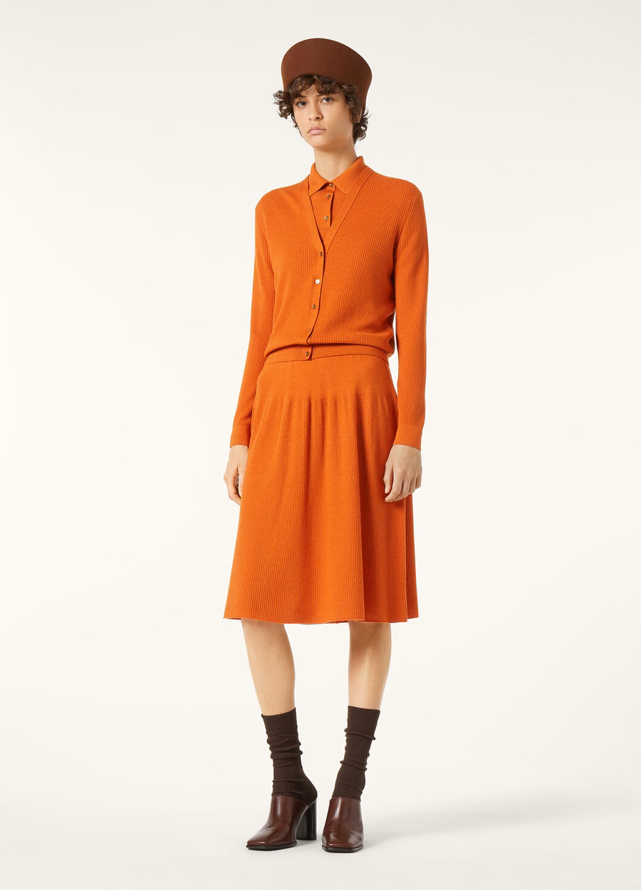 Royal Lightness Polo Top Oranje Papaver