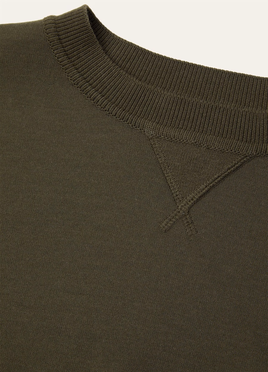 Viera Katoen Zijde Kasjmier Sweatshirt Pine Grove