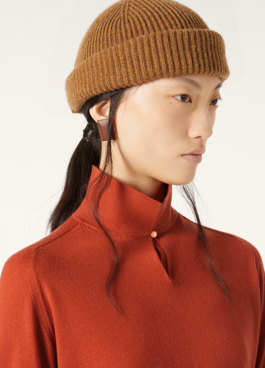 Neo Piuma Cashmere Red Geranium poloshirt