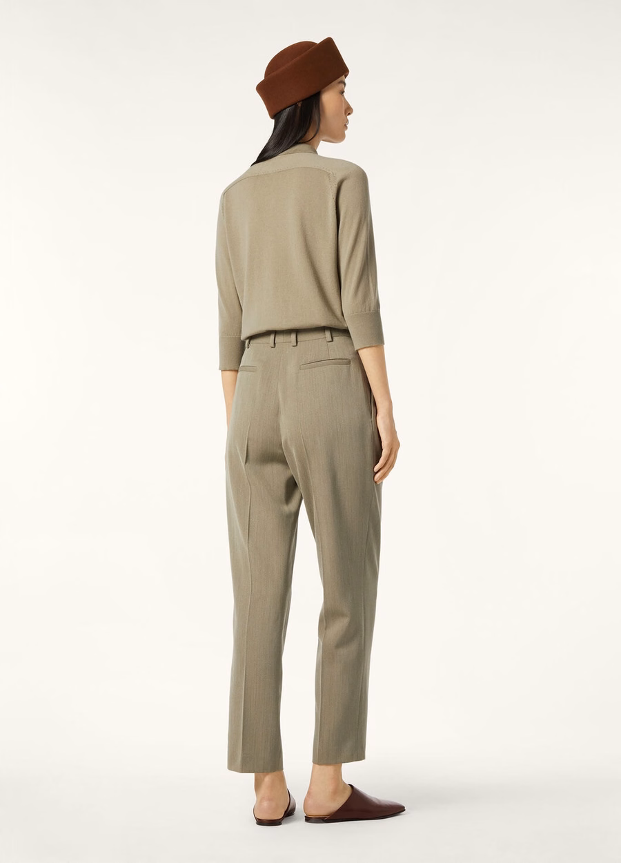 Neo Piuma Cashmere Dried Taragon Polo Shirt