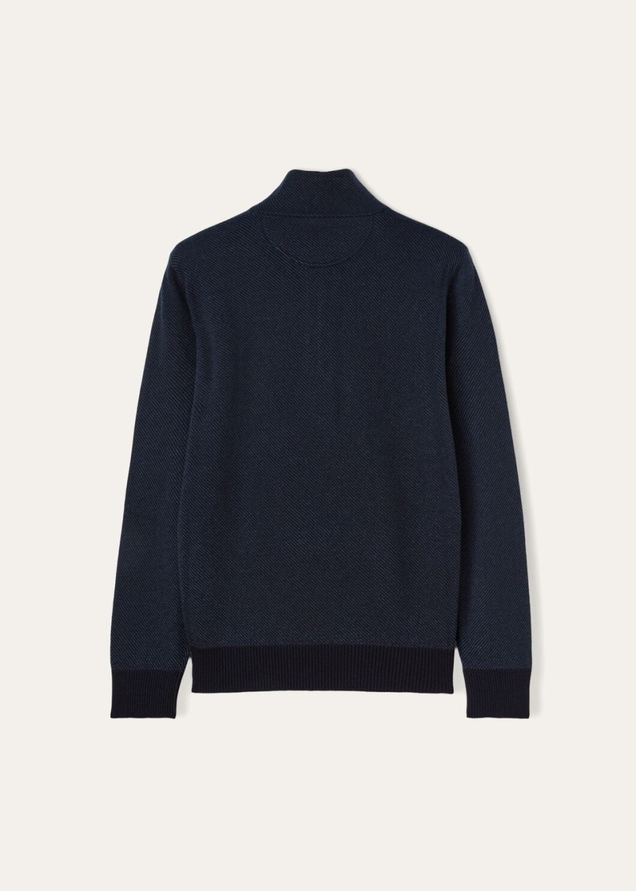 roadster mezzocollo kasjmier trui marineblauwnachtblauw reserve