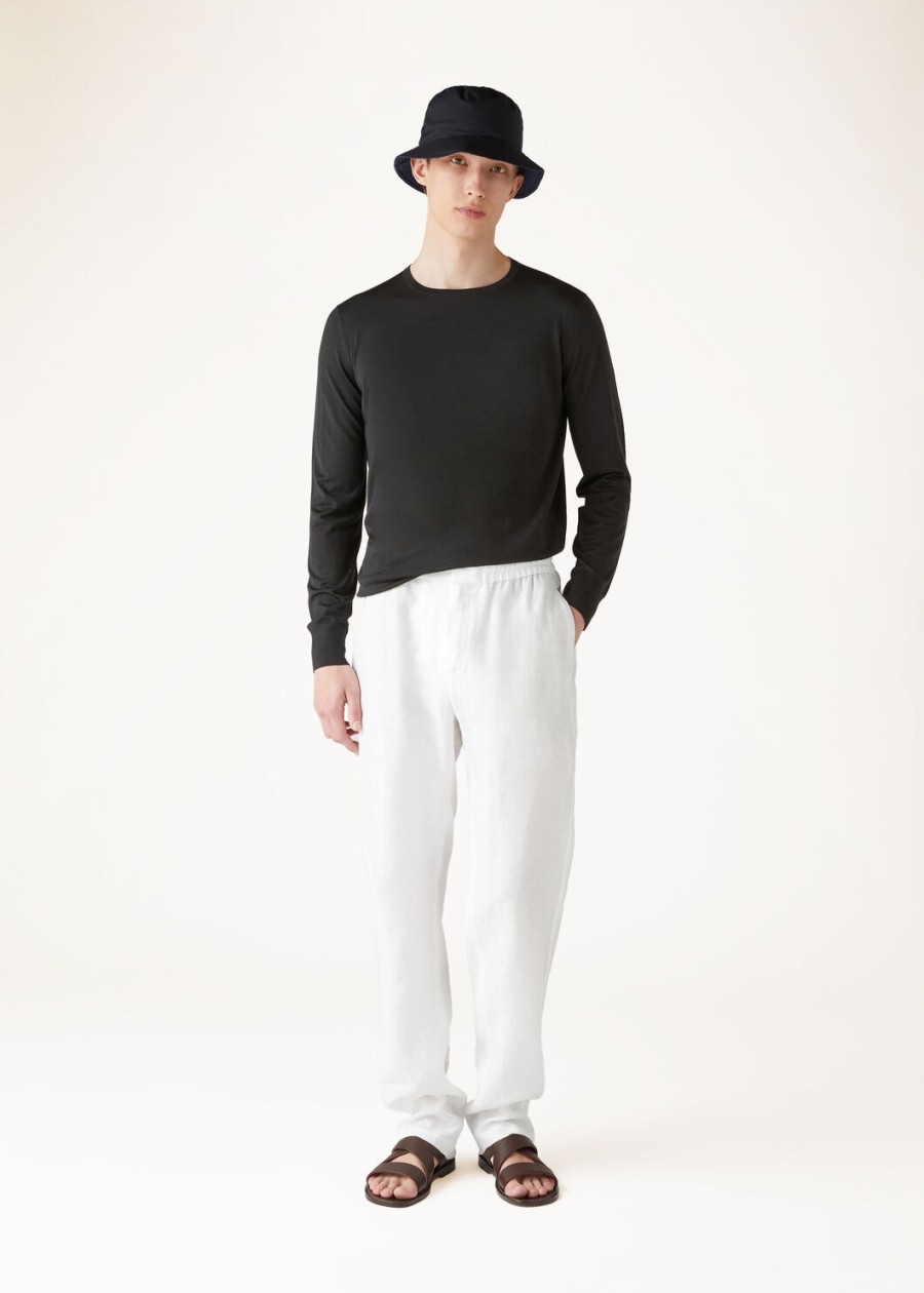 wish wool onyx crewneck t-shirt