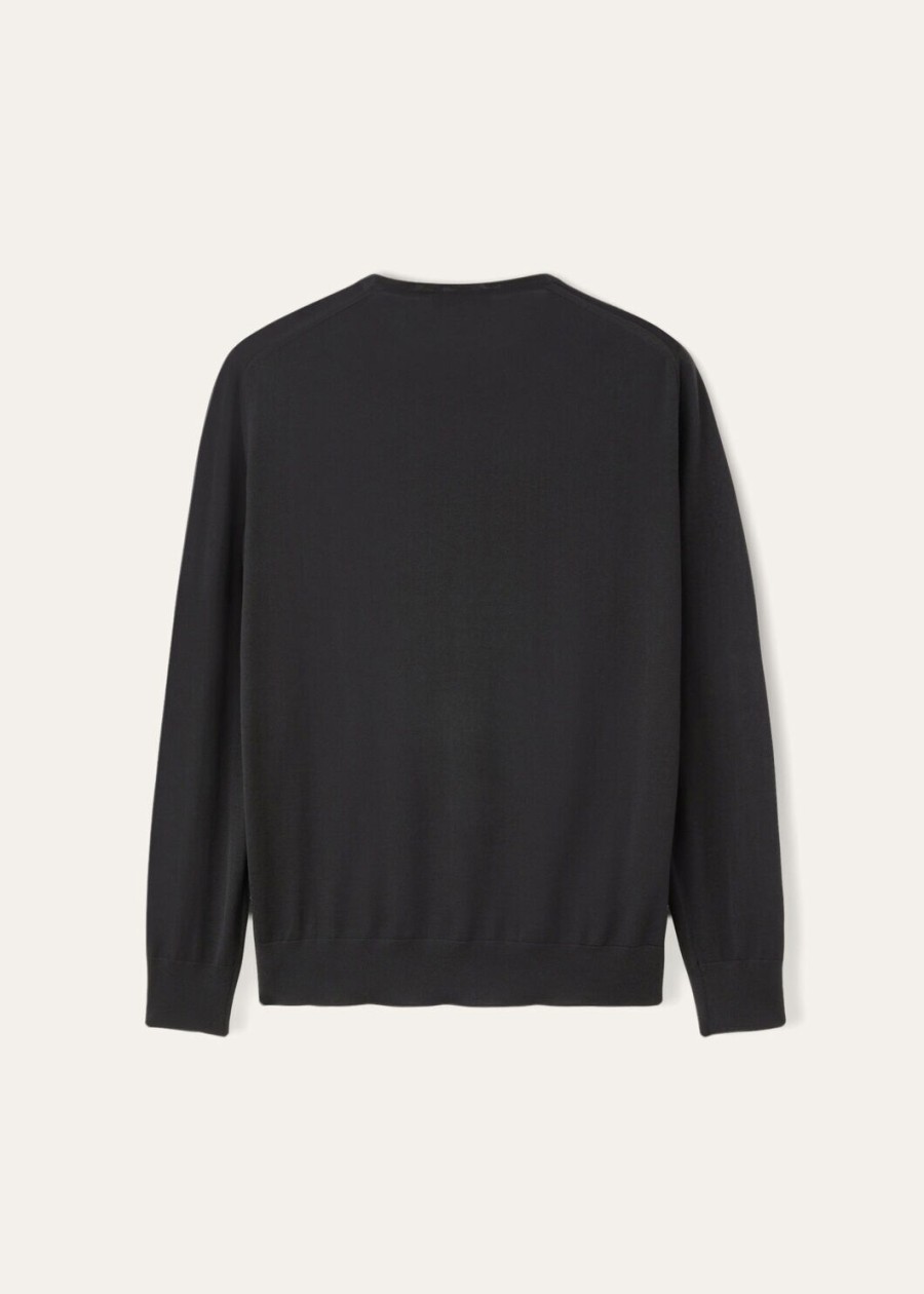 wish wool onyx crewneck t-shirt