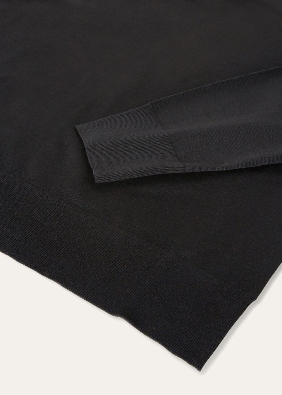 wish wool onyx crewneck t-shirt