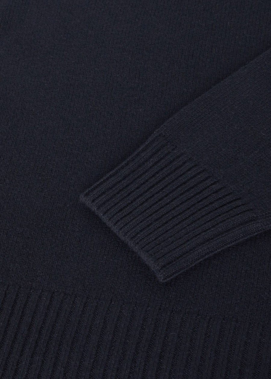 parksville crewneck baby cashmere navy