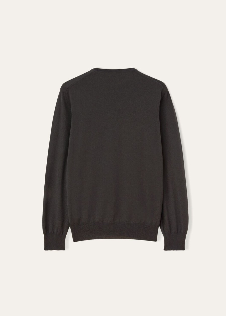 cash light crewneck cashmere caviar