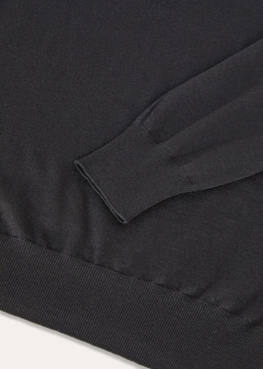 cash light crewneck cashmere caviar