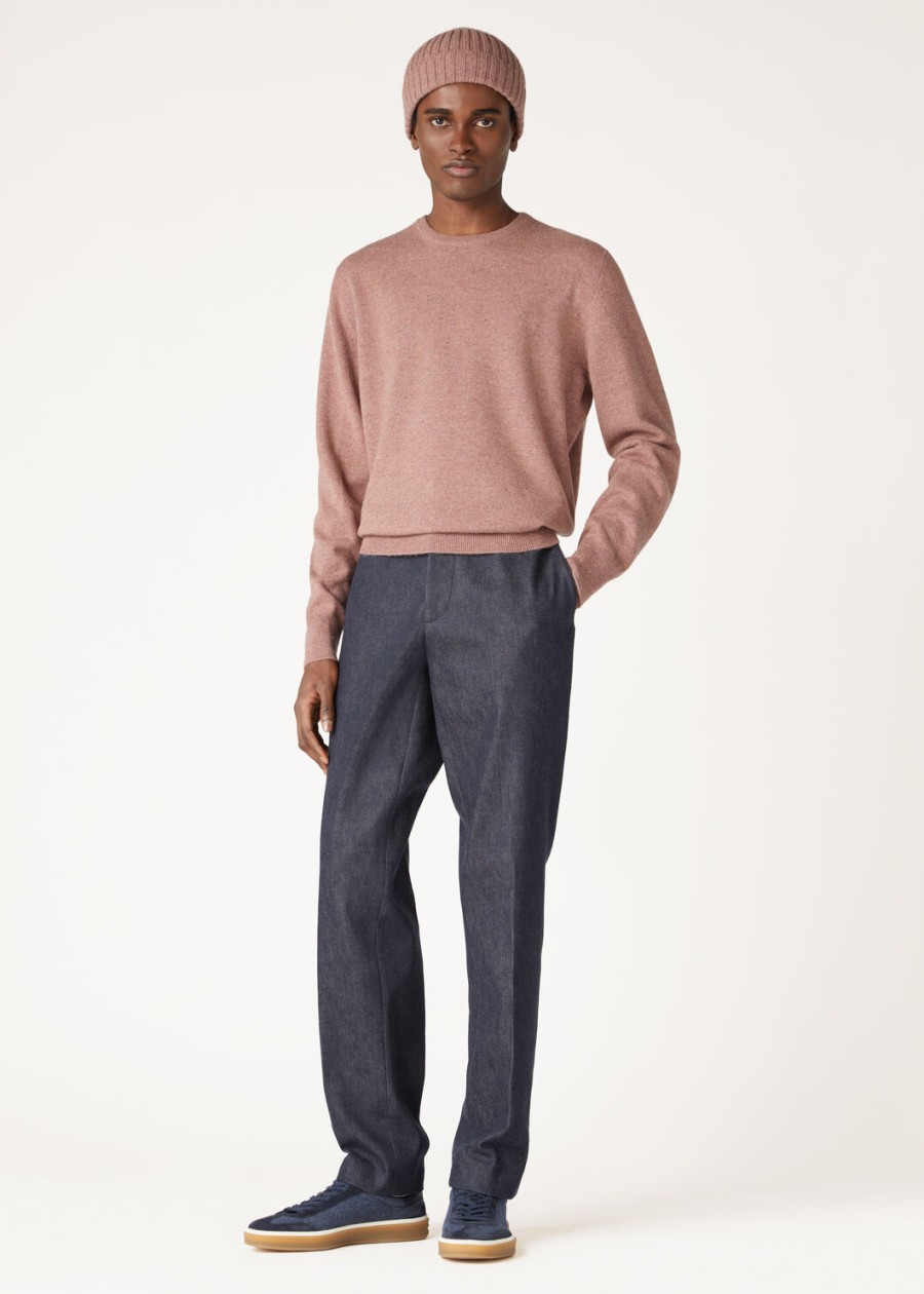loro crewneck cashmere red sand mel