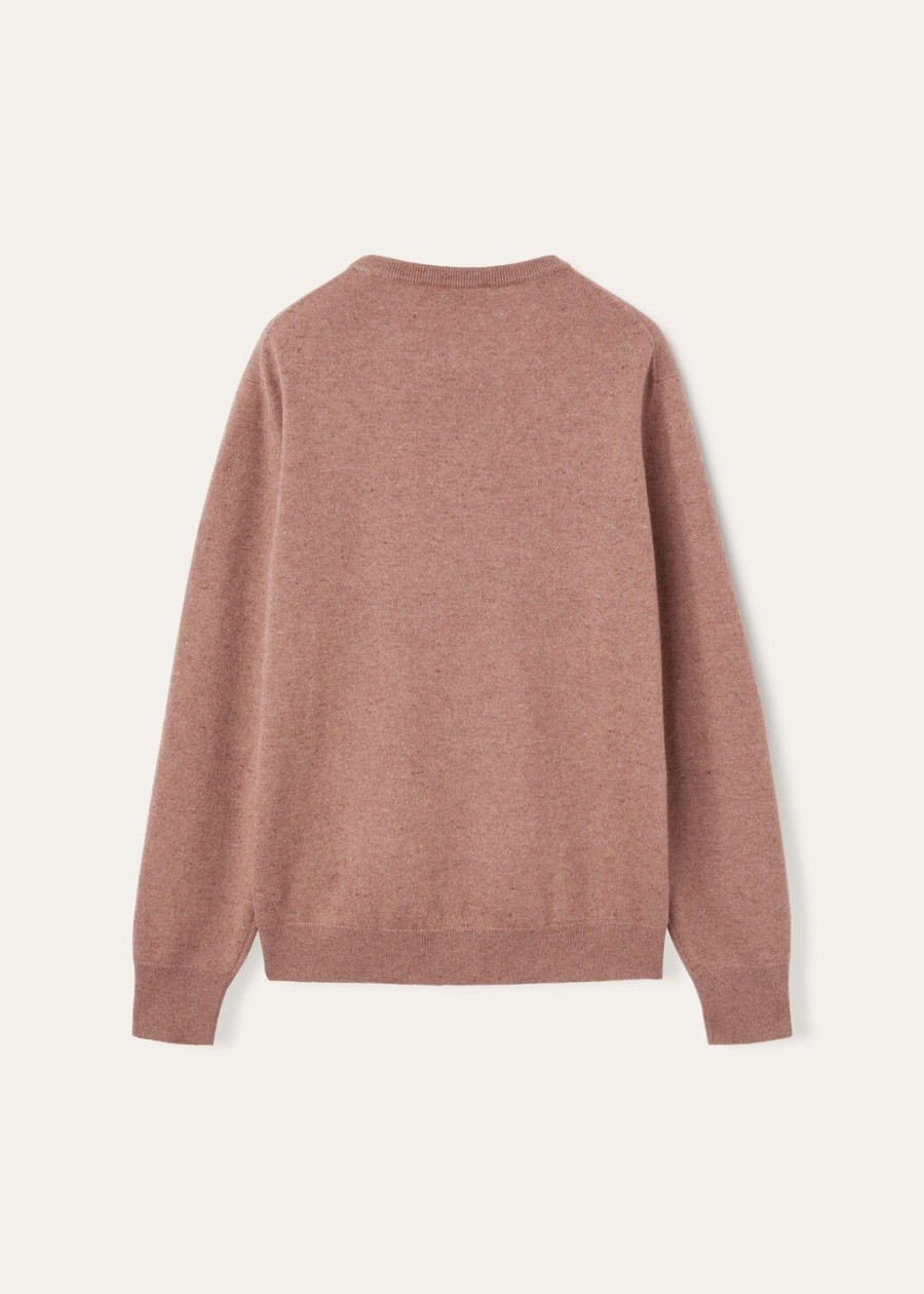 loro crewneck cashmere red sand mel