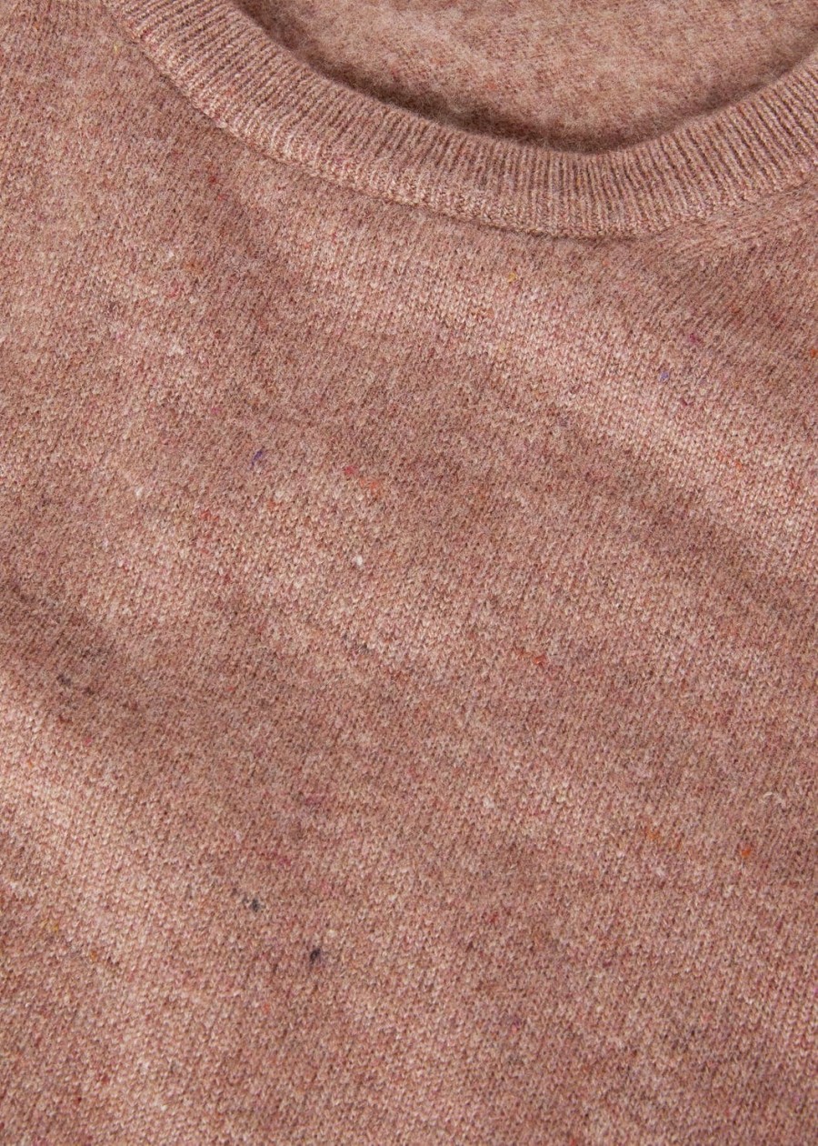 loro crewneck cashmere red sand mel