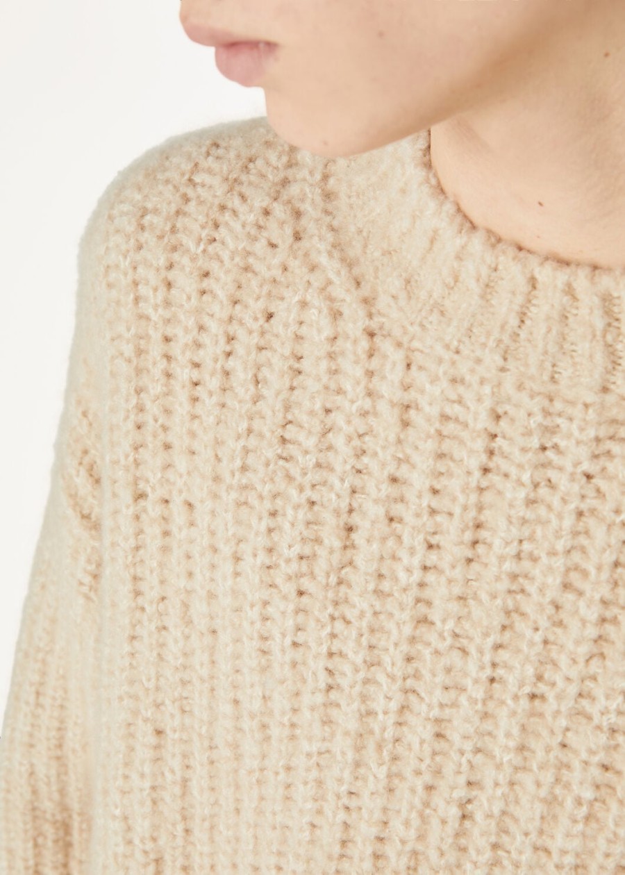 cocooning kasjmier kasha met ronde hals