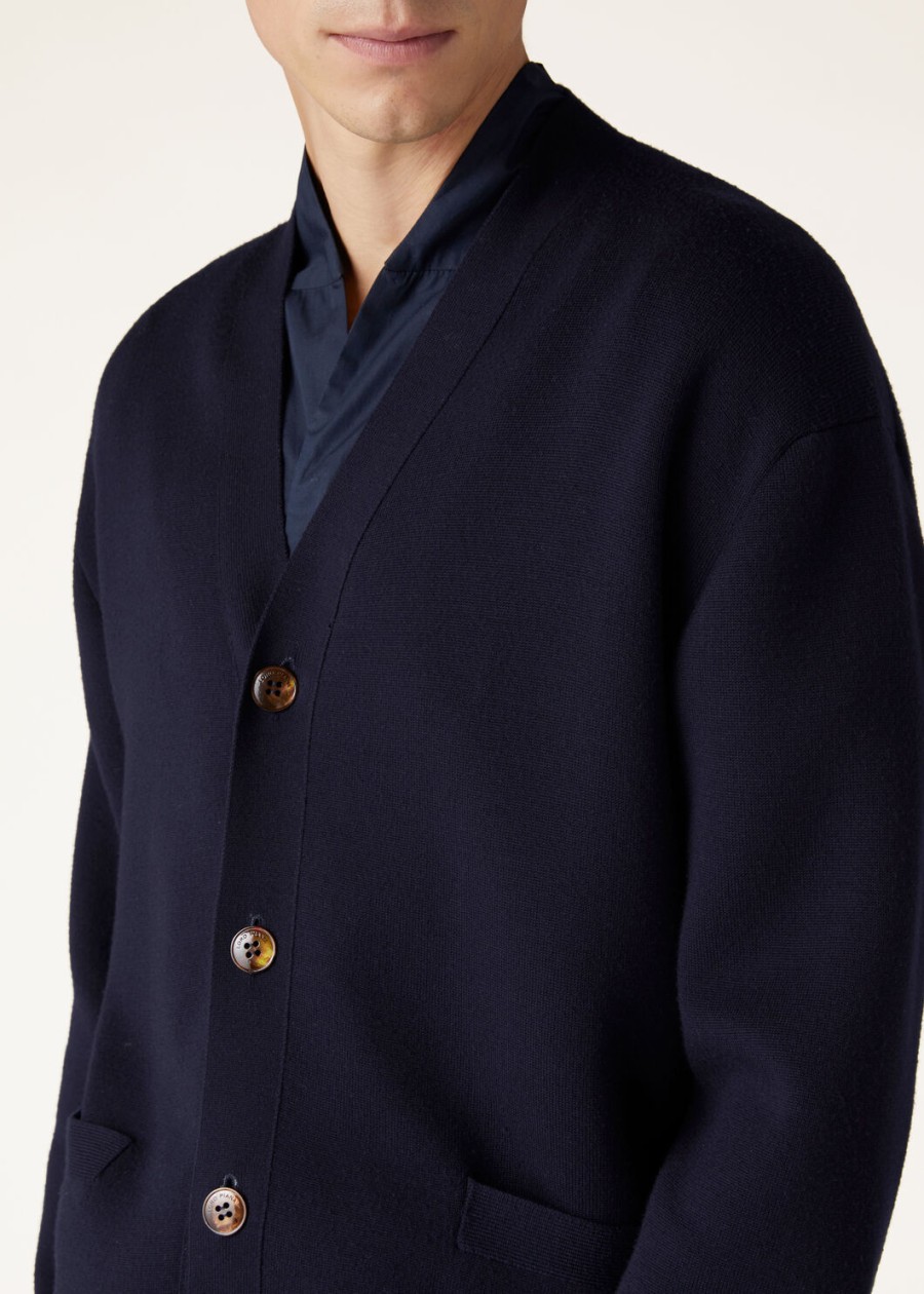 het gift of kings blauw marineblauwdonkerbruin vest