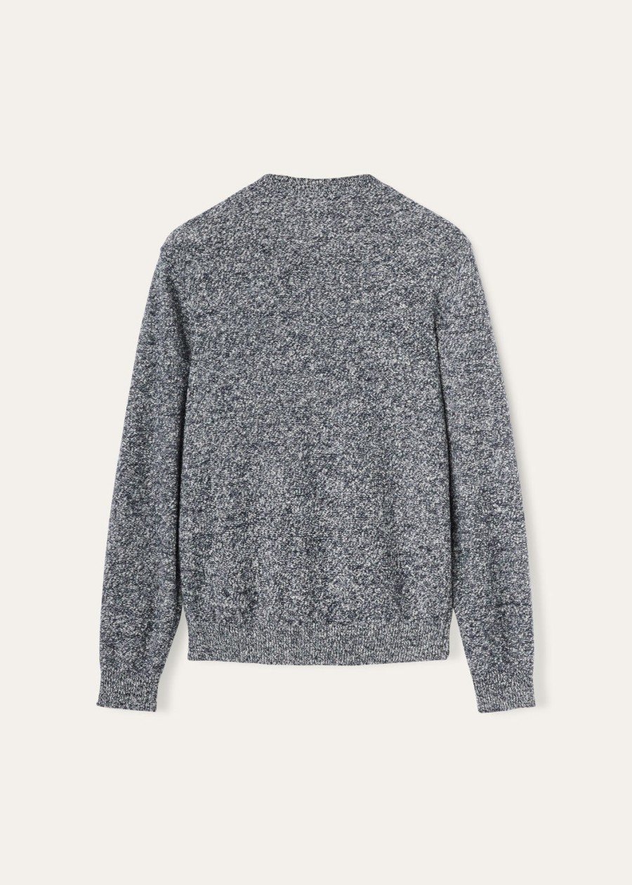 alagna crewneck kasjmier nougatmarineblauw