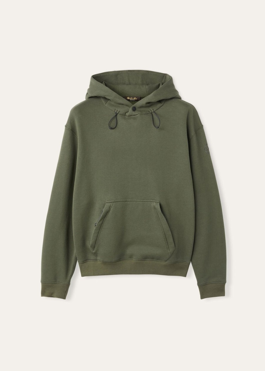 vogel katoen kasjmier hoodie theeblaadjes