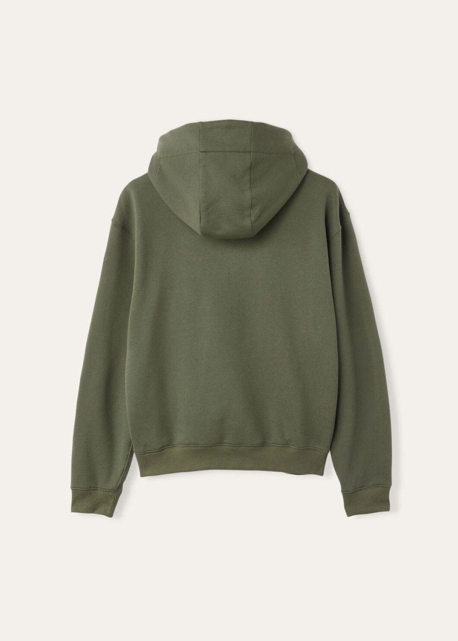 vogel katoen kasjmier hoodie theeblaadjes