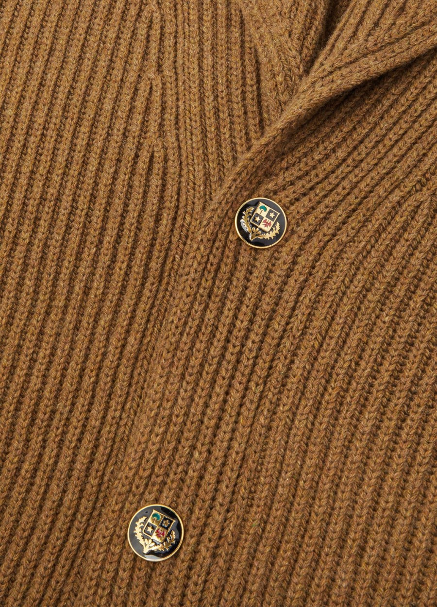 fobello cardigan baby cashmere camel oasis melange
