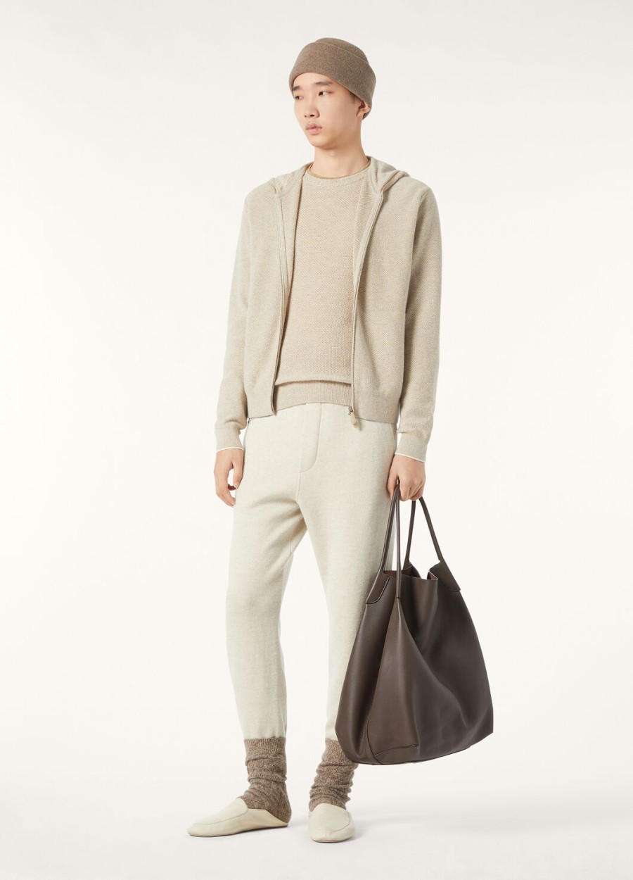 varallo baby cashmere hooded bomber jacket magnolia petale