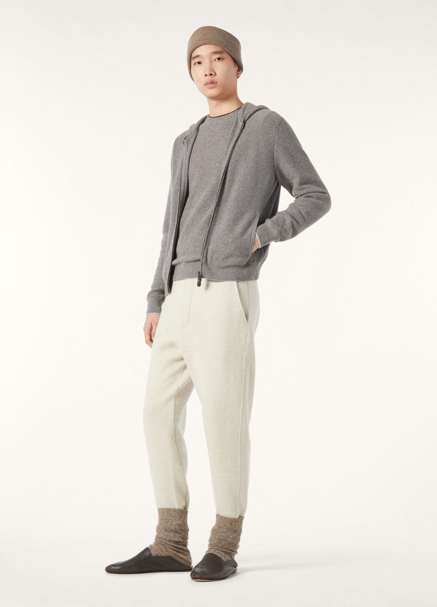 varallo hooded bomber baby cashmere waves on the cliff