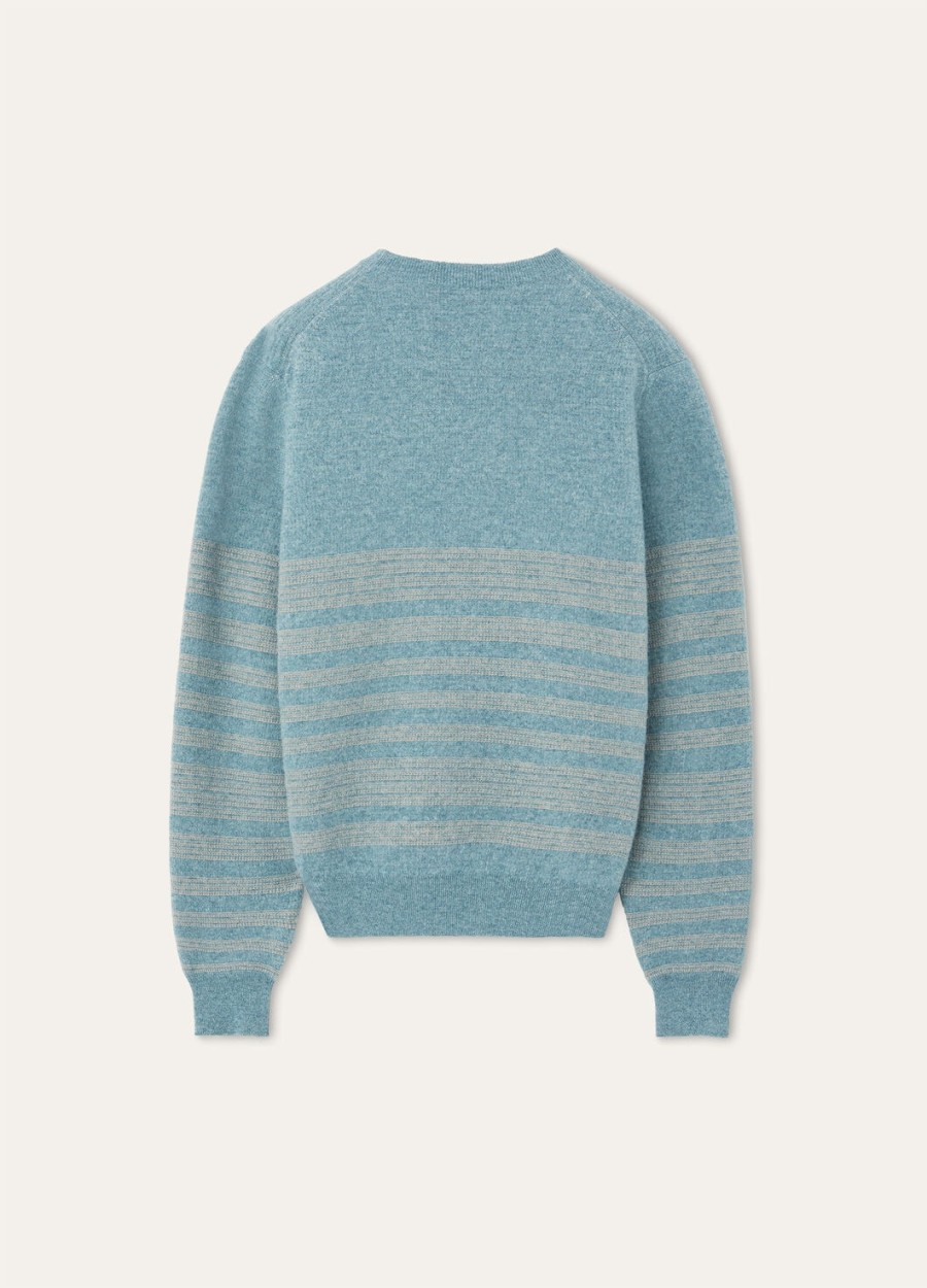 oggebbio crewneck katoen scheerwol bergstroom