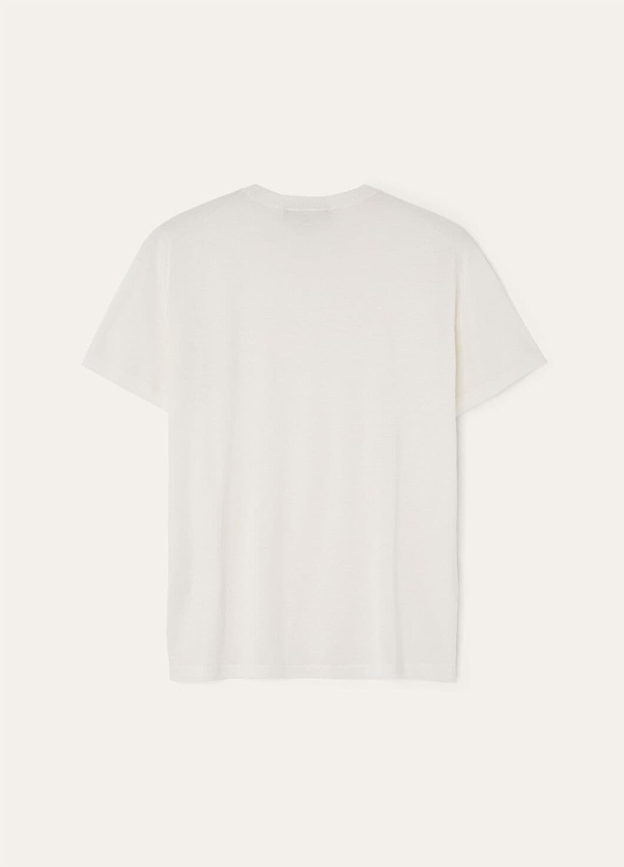 angera crewneck katoen wit