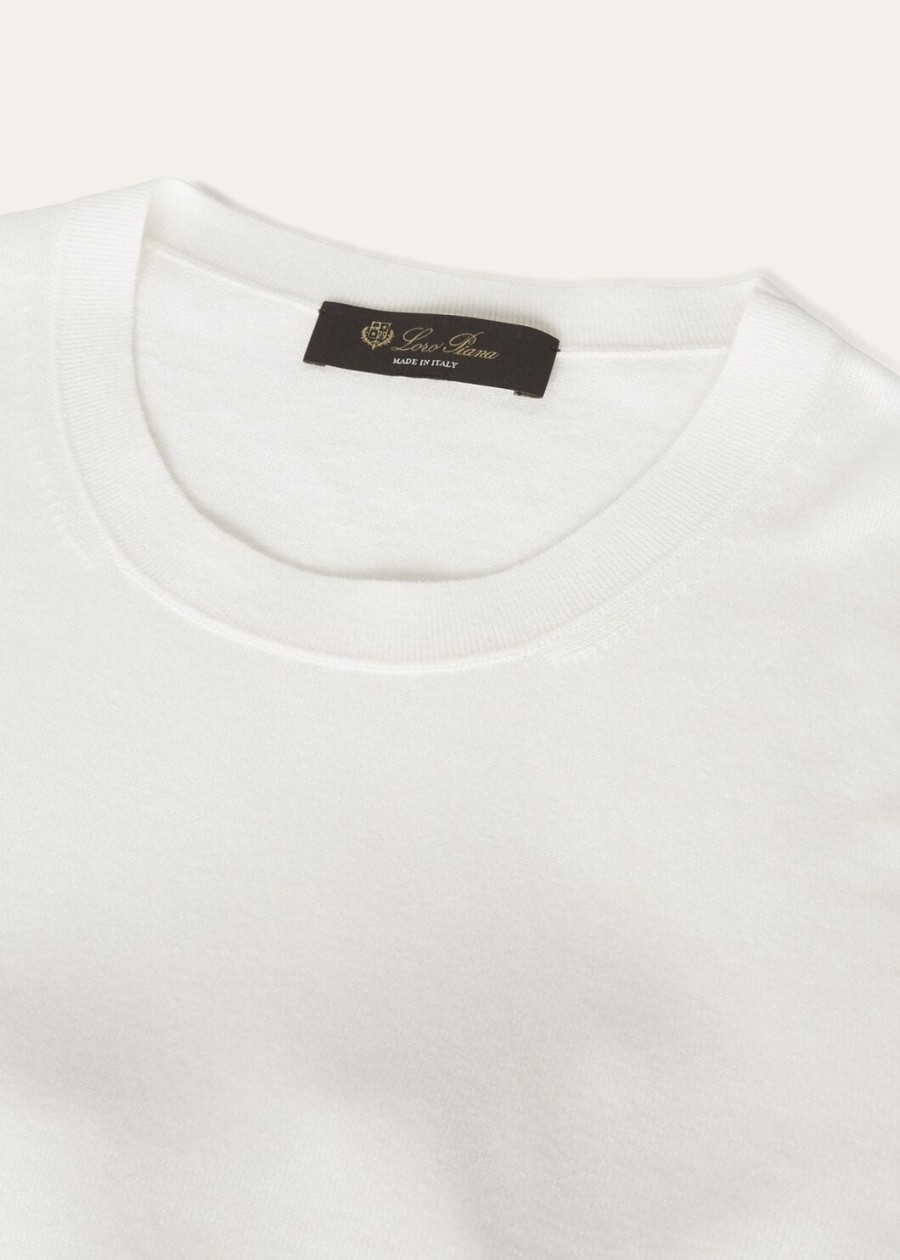 neo piuma crewneck kasjmier wit