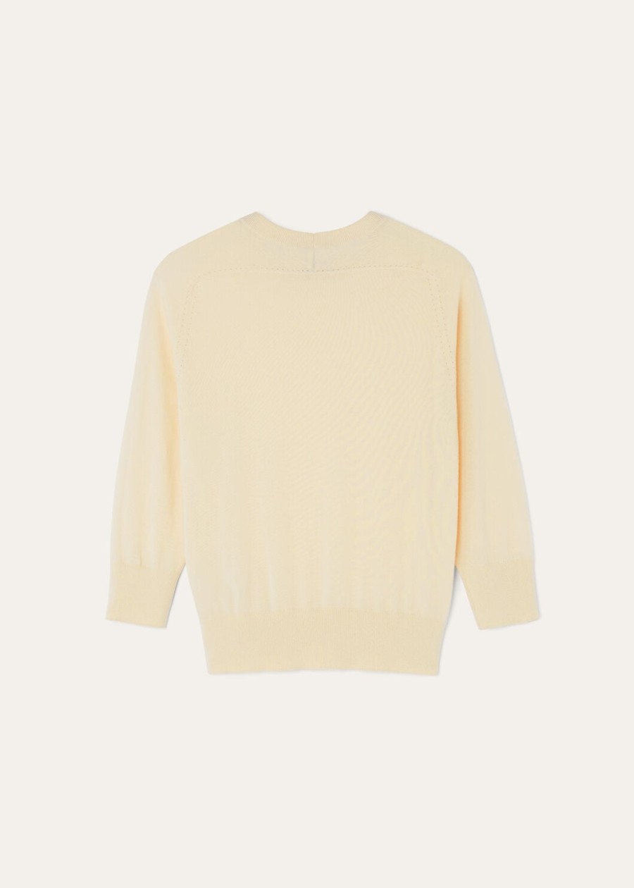piuma crewneck cashmere soft butter