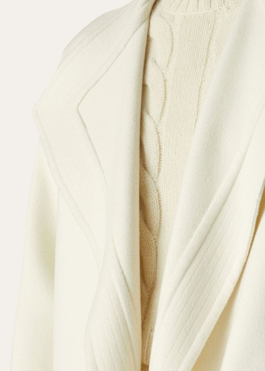 napier crewneck baby cashmere coarsehair white snow