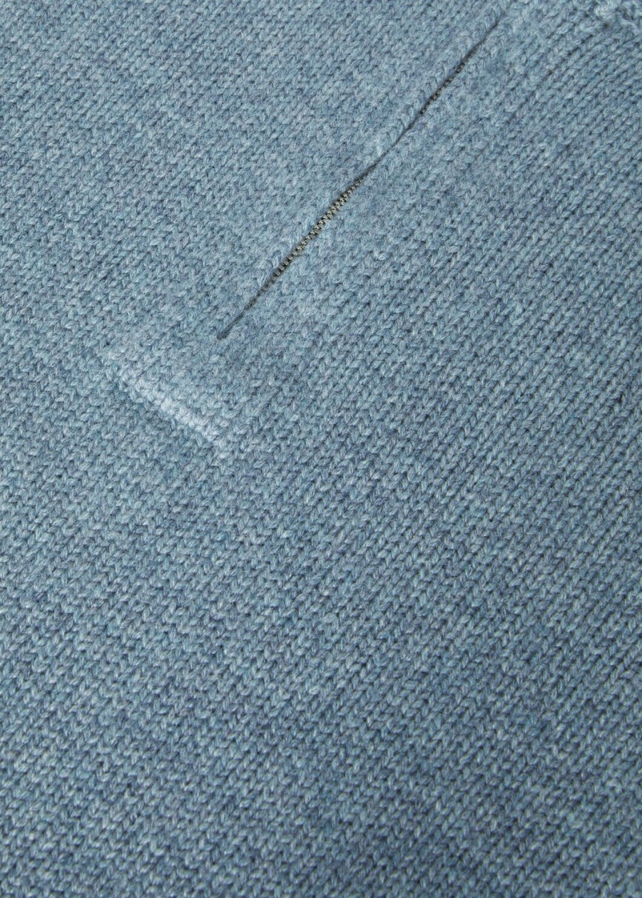 parksville baby kasjmier trui stardust blauw melange