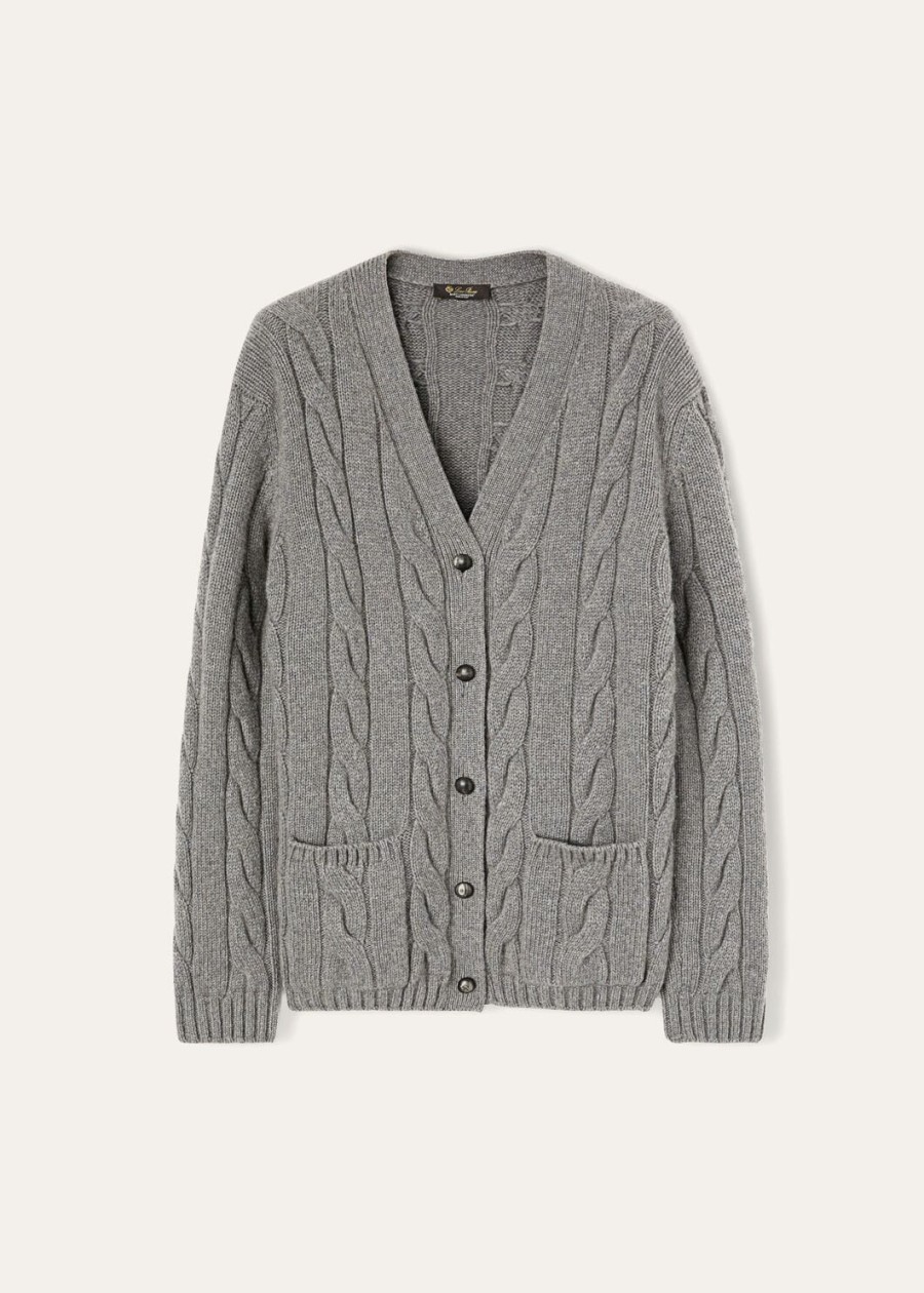 napier cardigan baby cashmere coarsehair cayenne melangenorth sea