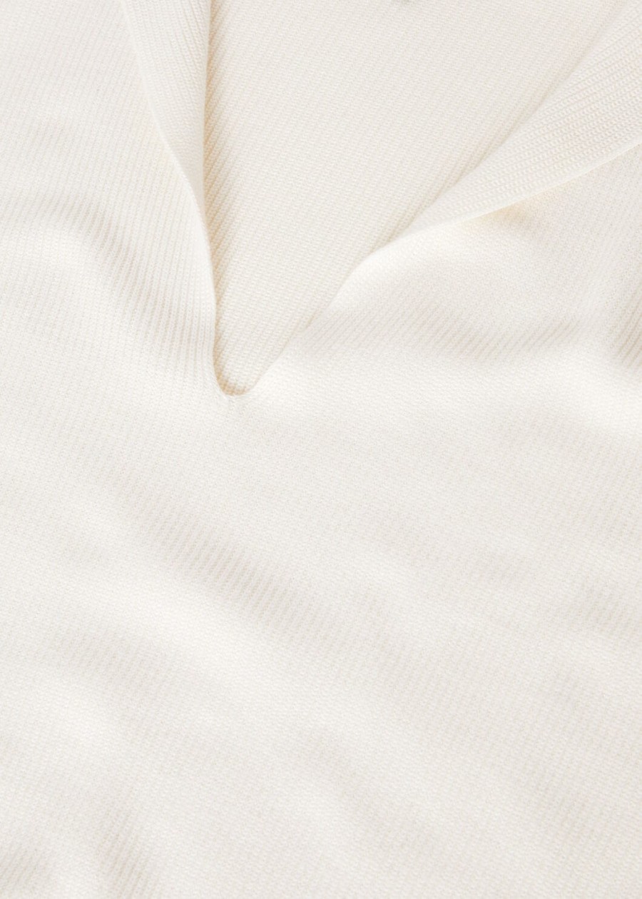 tazawa katoenen poloshirt wit