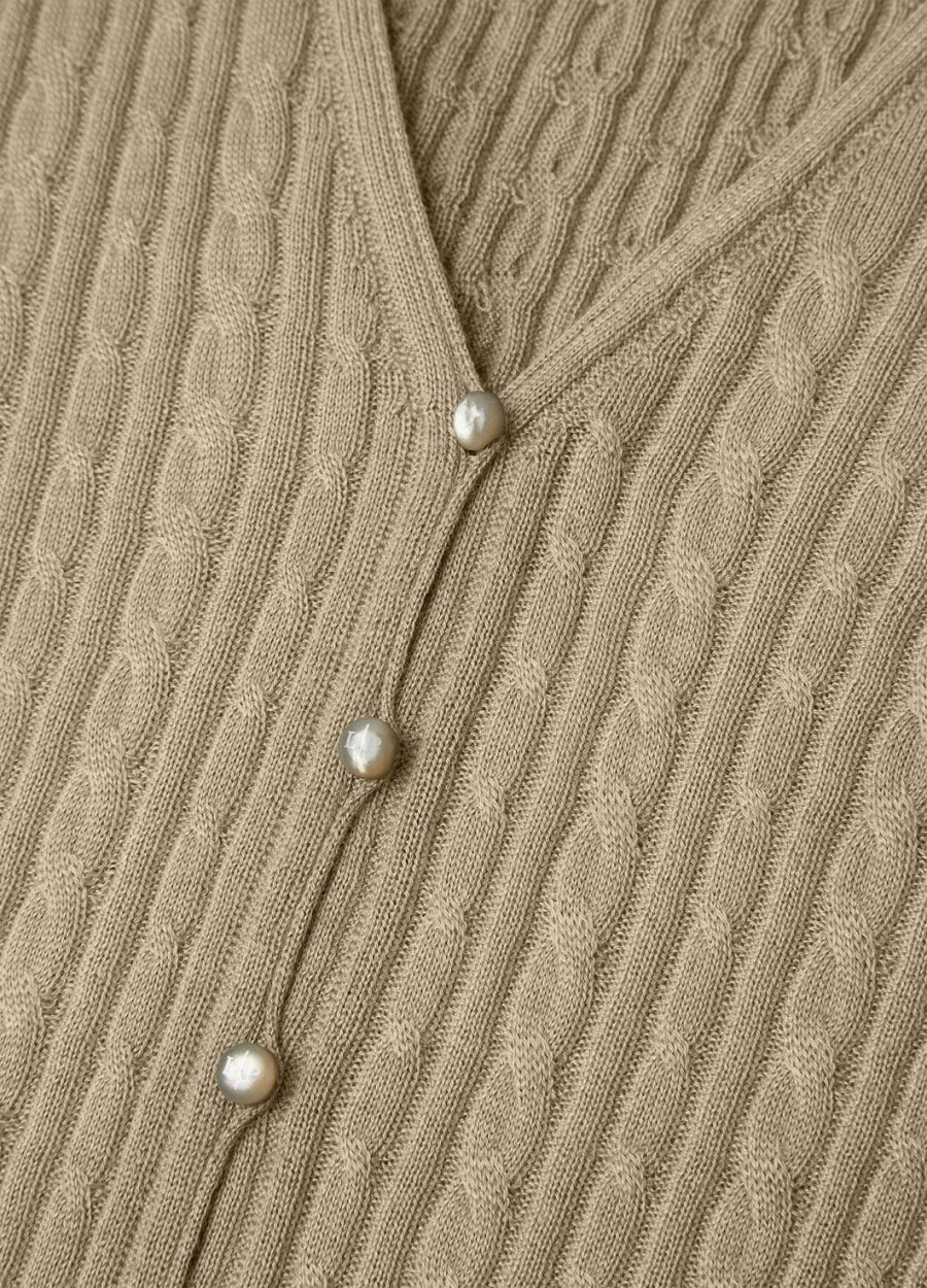 rimella cardigan zijde kasjmier gedroogde dragon