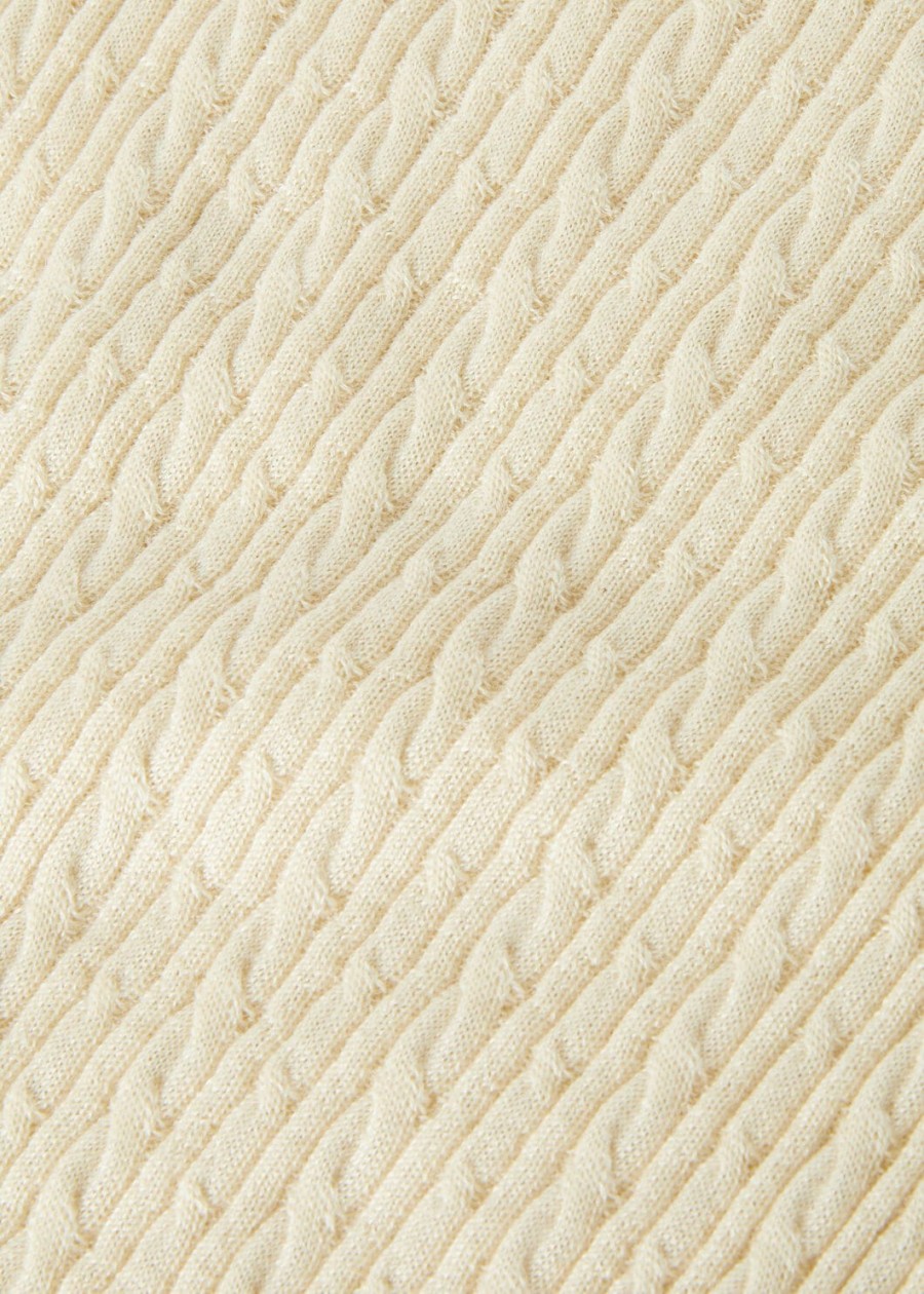 rimella top silk cashmere cashew cream