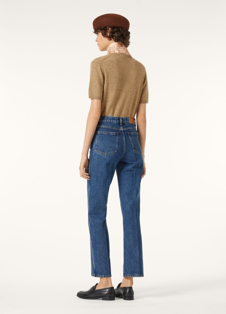 treccia crewneck baby cashmere rauwe honing melangerosemary infused