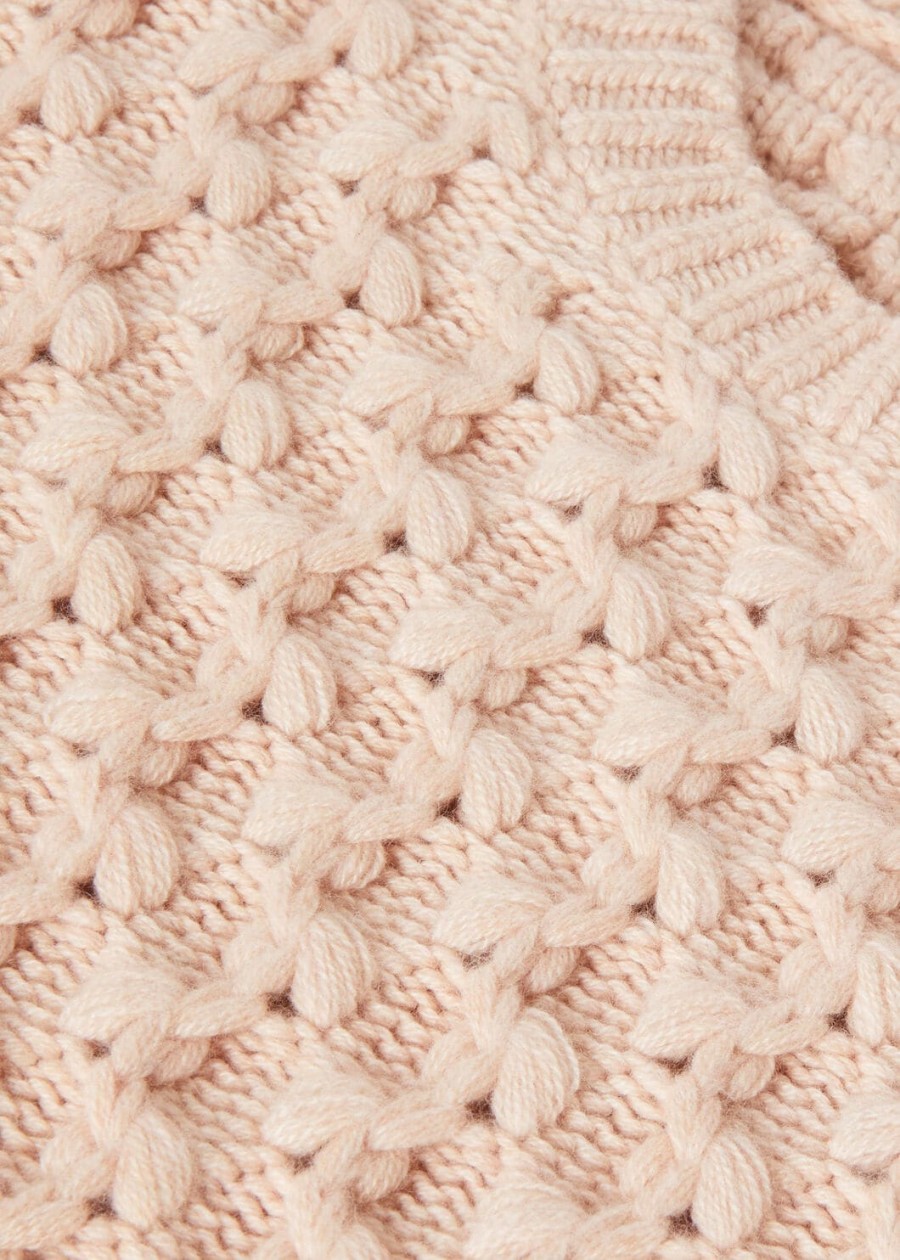 vallé crewneck baby cashmere blushing beige melange