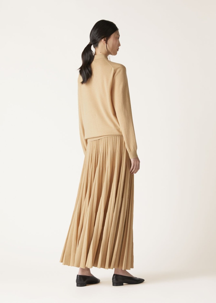 firefly cashmere clear gold polo t-shirt
