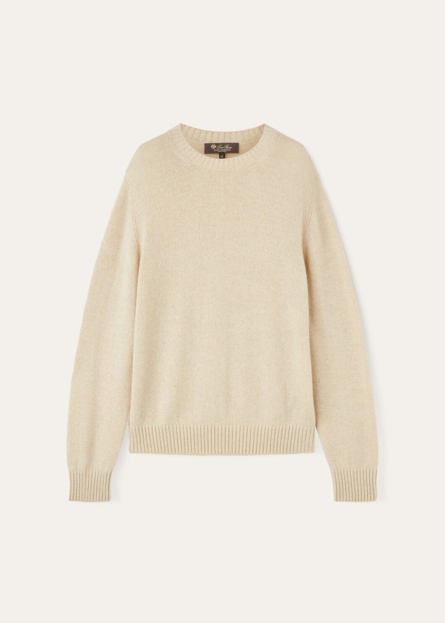 cellio crewneck baby cashmere blushing beigehelichrysumivory