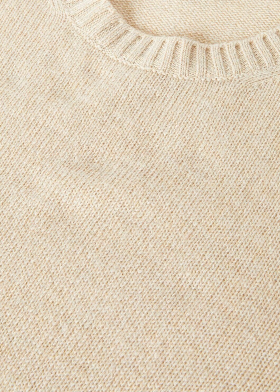 cellio crewneck baby cashmere blushing beigehelichrysumivory