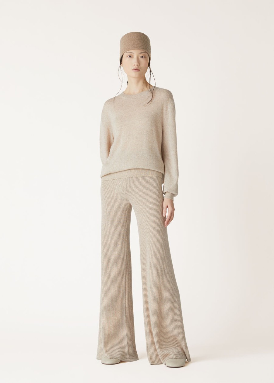 zijde kasjmier zaden camino crewneck