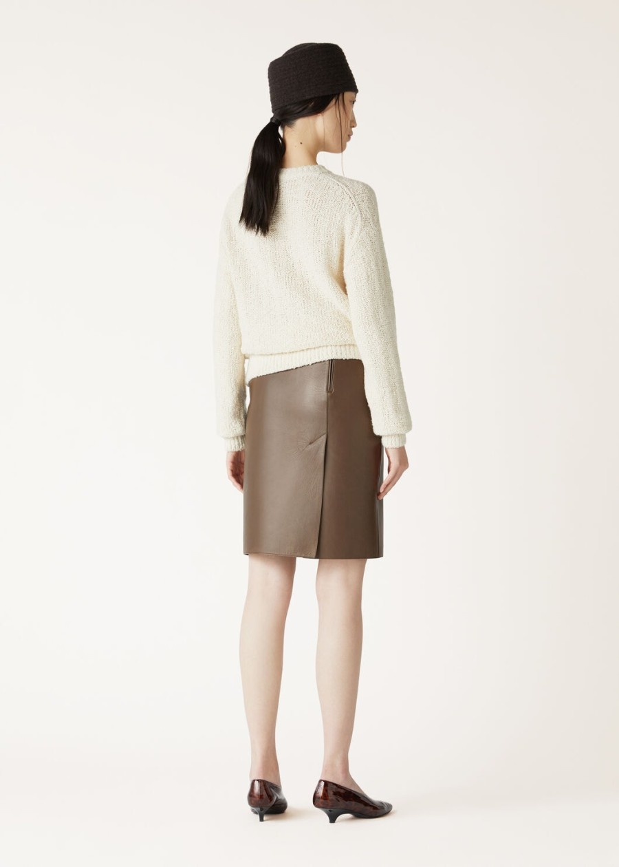 folecchio crewneck nougat zijde kasjmier