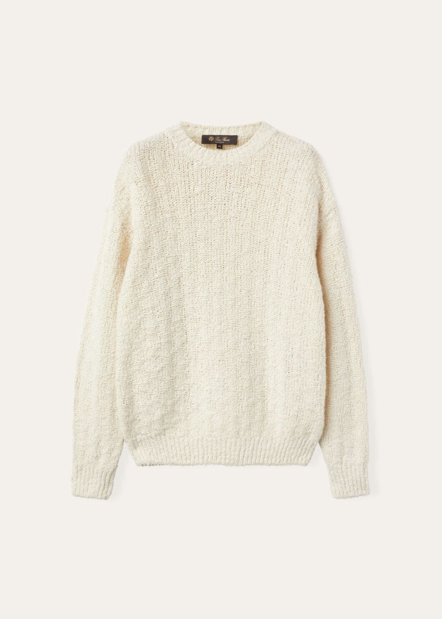 folecchio crewneck nougat zijde kasjmier